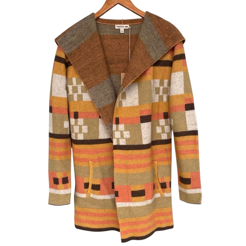 Toad&Co Multicolor Patterned Cardigan